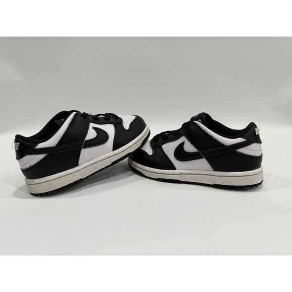 Nike Dunk Low “Panda” White Black CW1589-100 Baby / Toddler Size 9C - Picture 2 of 10
